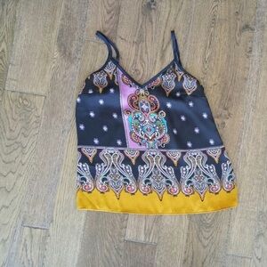 Vibrant Colored Paisley Camisole